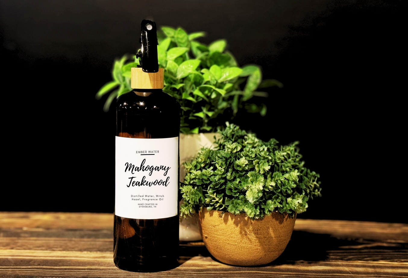 Ember Water - Mahogany Teakwood Room + Linen Spray