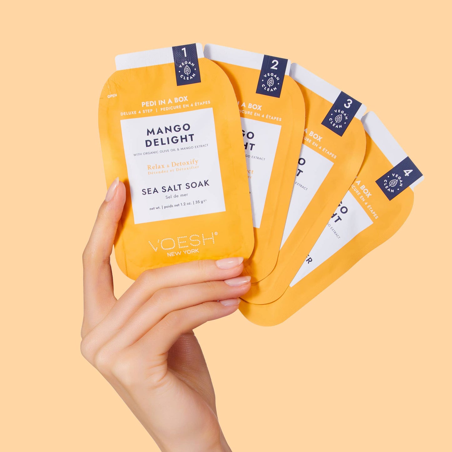 VOESH New York - Pedi Moments Single - Mango Delight