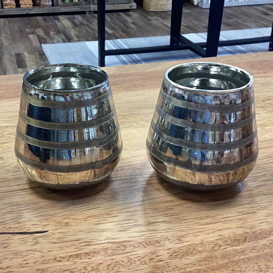 4.25" VINTAGE CANDLE JAR