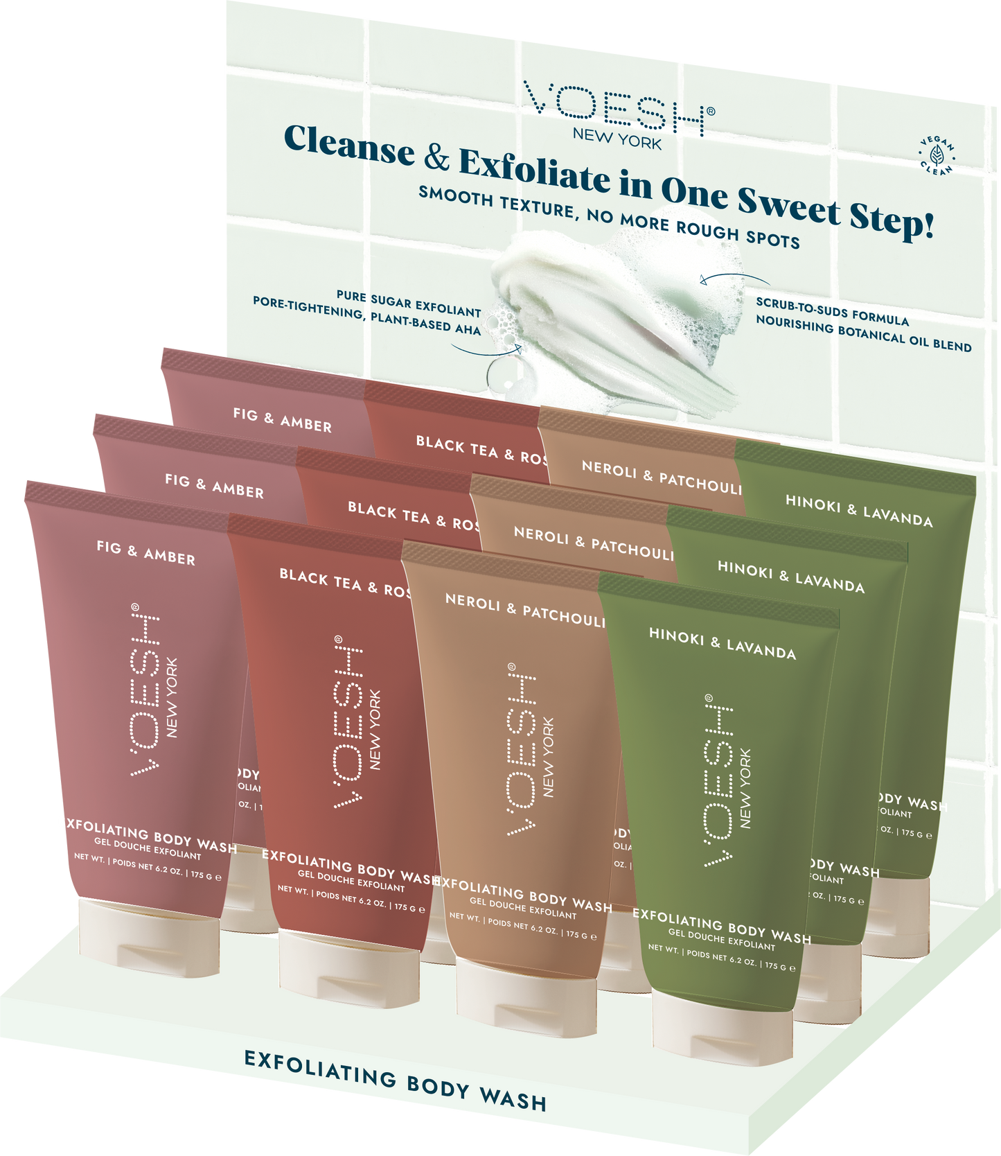 VOESH New York - Exfoliating Body Wash