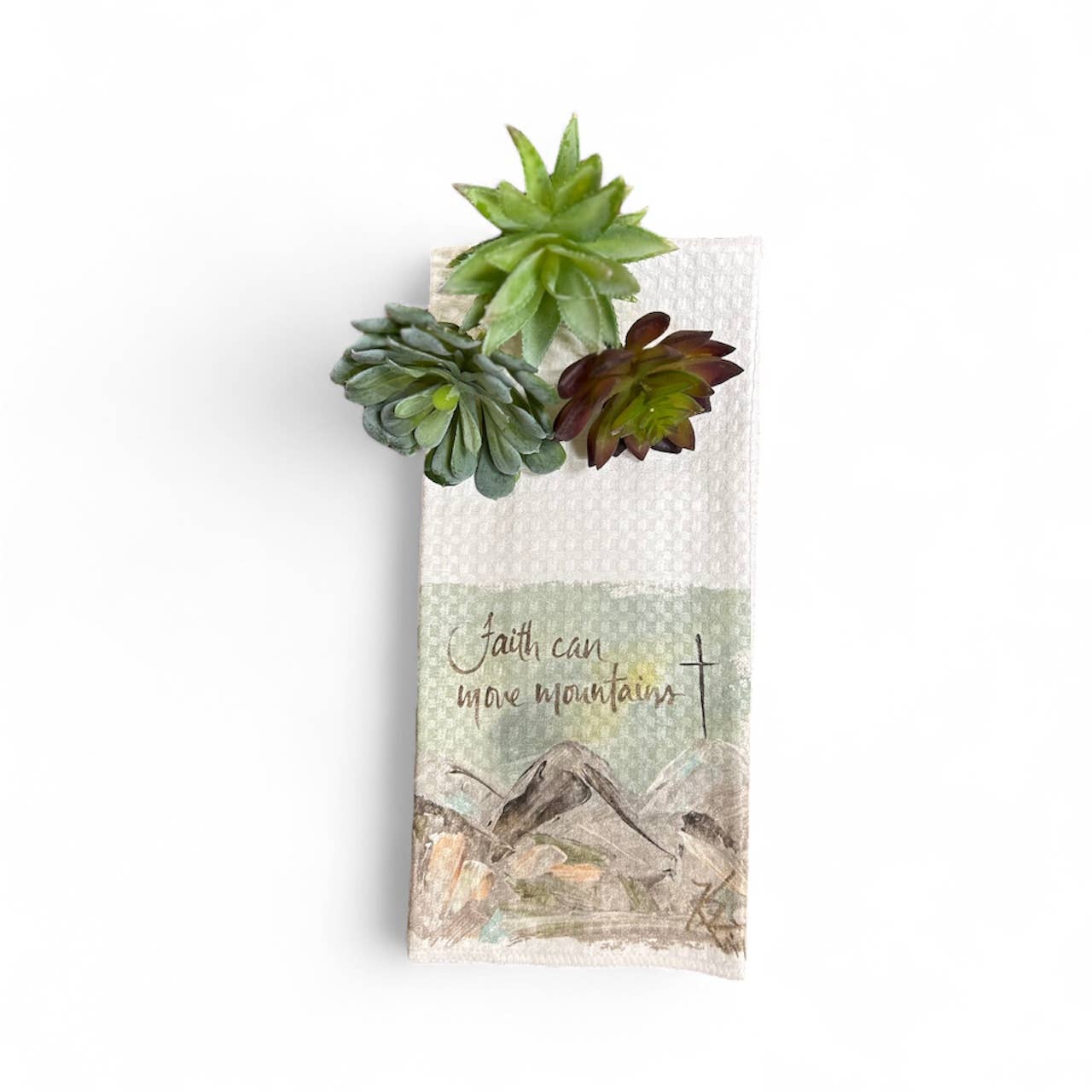 Southern Cotton Mill - Faith Can Move Towel