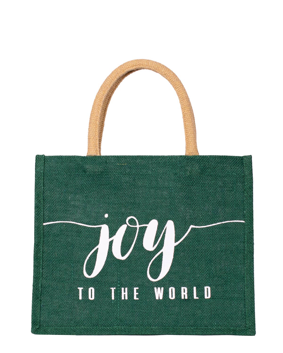 The Royal Standard - Joy Script Gift Tote Dark Green/White 12x10x8