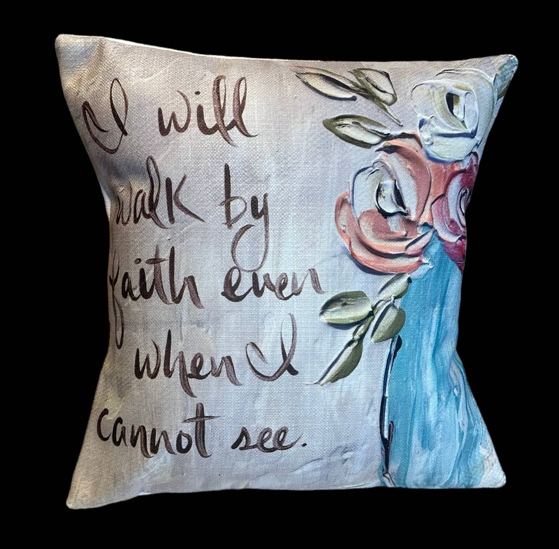 Southern Cotton Mill - GA I will walk Pillow