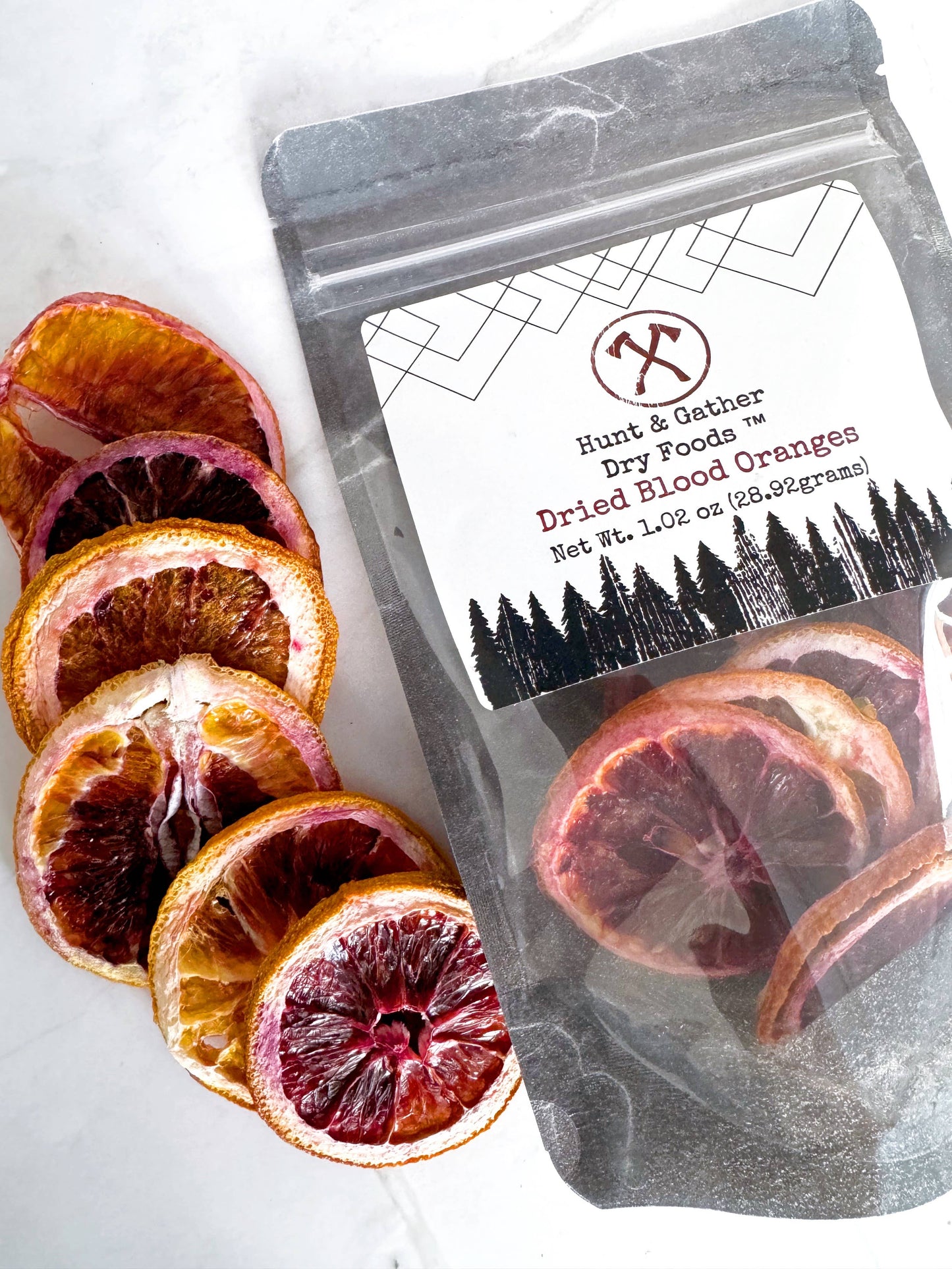 Hunt and Gather Dry Foods - Dried Blood Oranges Cocktail Garnishes