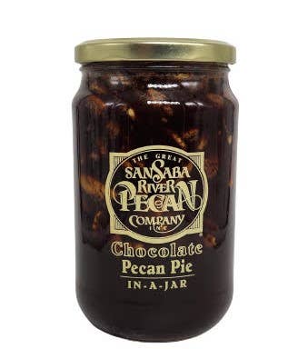 THE GREAT SAN SABA RIVER PECAN CO - PECAN PIE IN A JAR