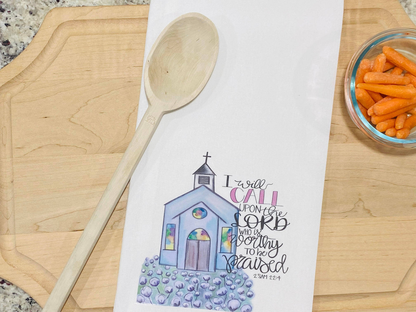 Call Upon The Lord Kitchen Towel