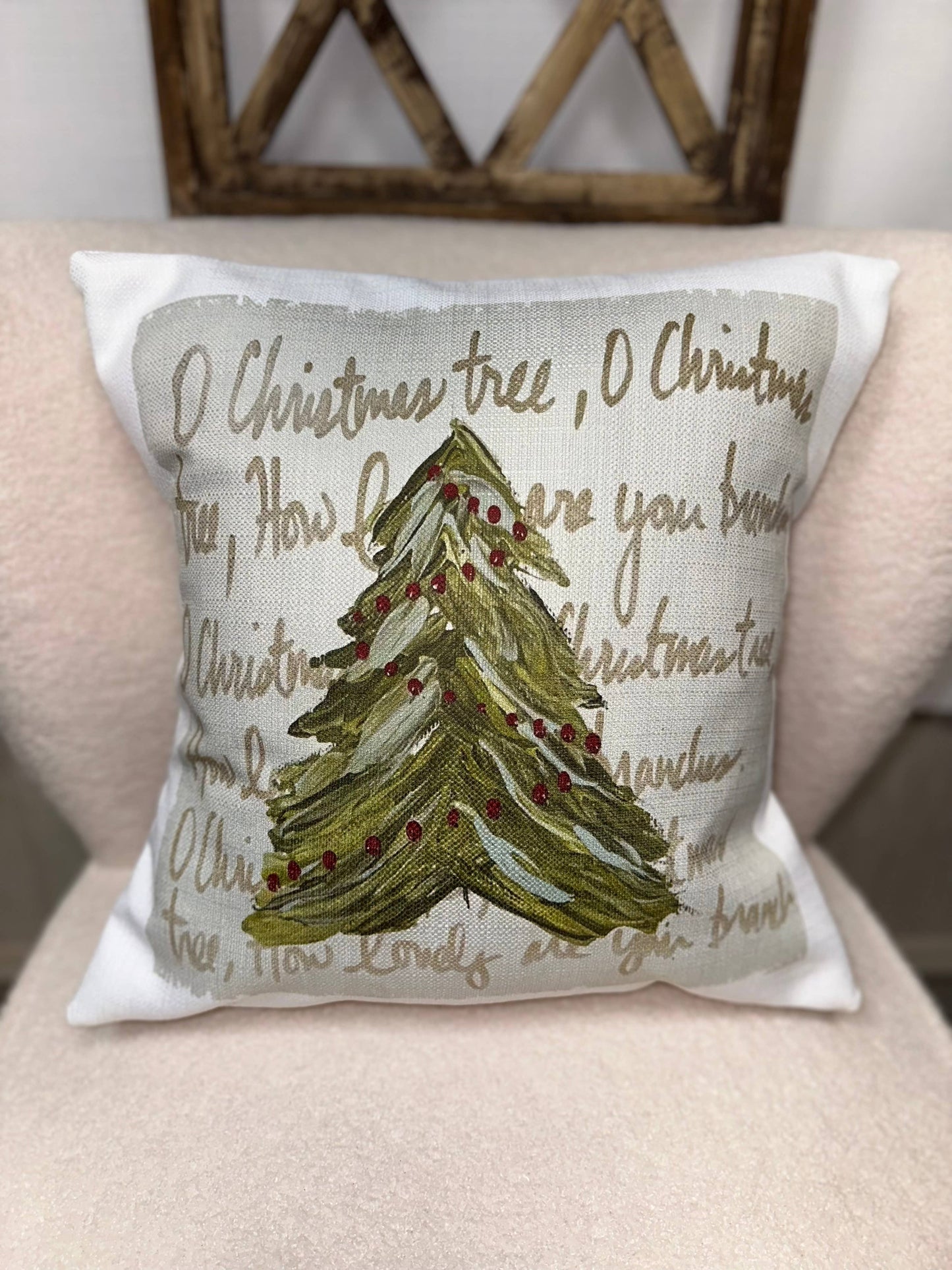 O Christmas Tree Pillow
