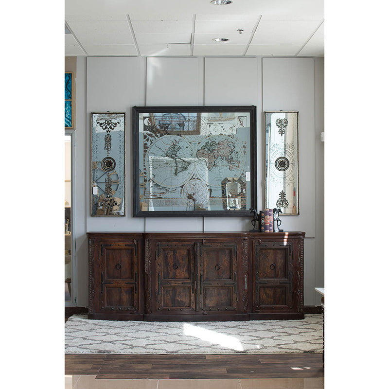 Doorways Past Mirrored Panel