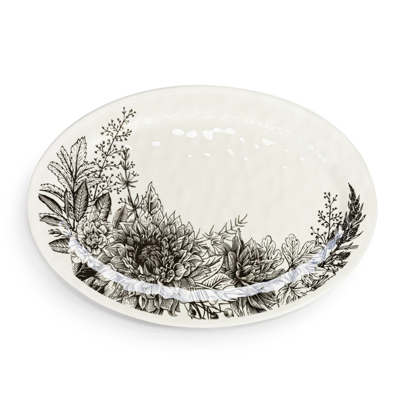Floral Melamine Platter, 2 Options