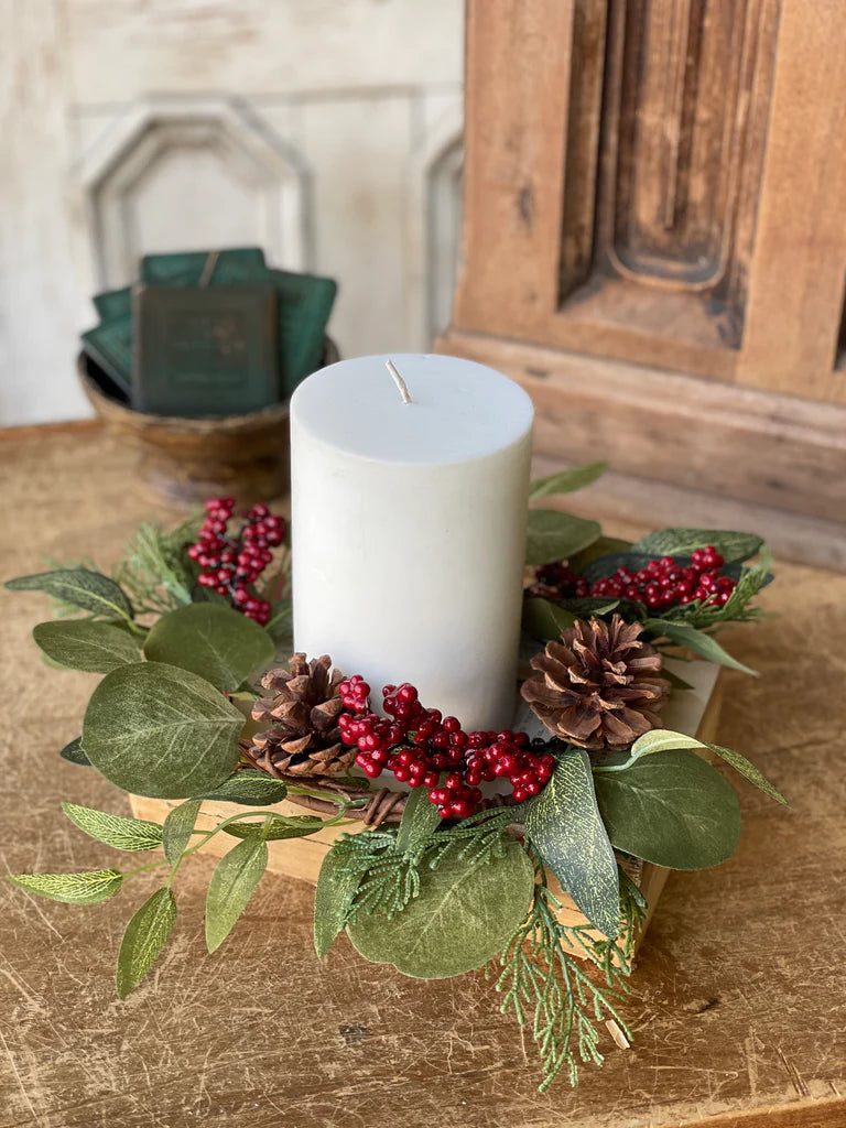 Garnet Berry Eucalyptus Candle Ring