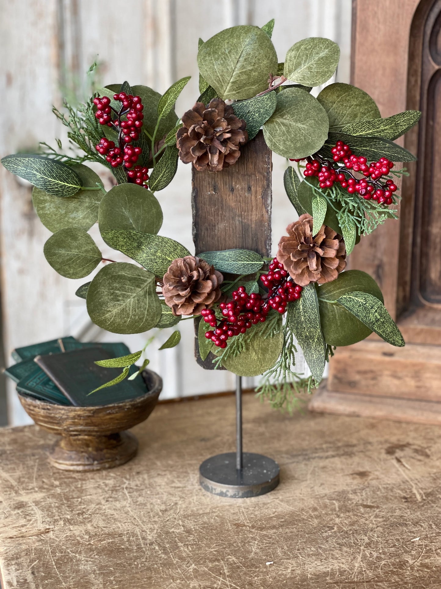 Garnet Berry Eucalyptus Candle Ring