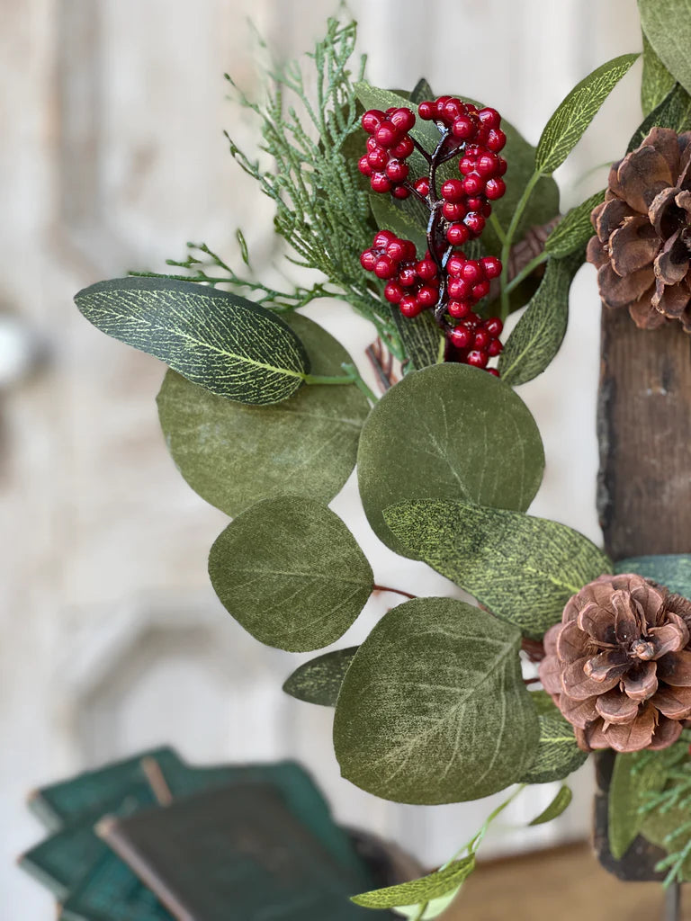 Garnet Berry Eucalyptus Candle Ring