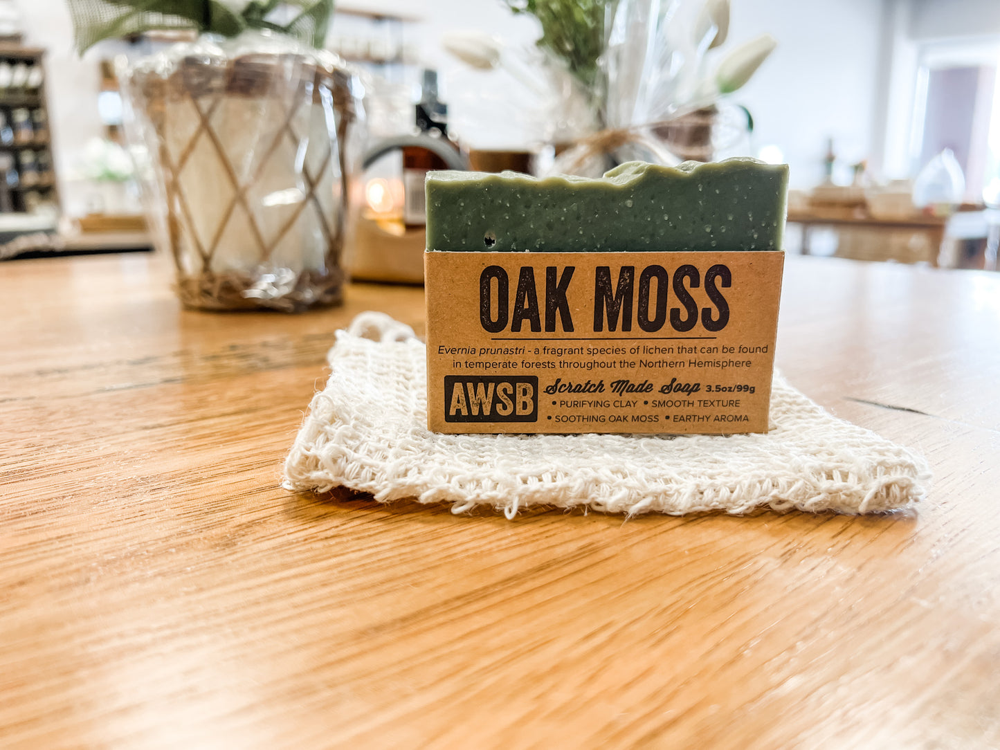 A Wild Soap Bar and Exfoliating Pouch