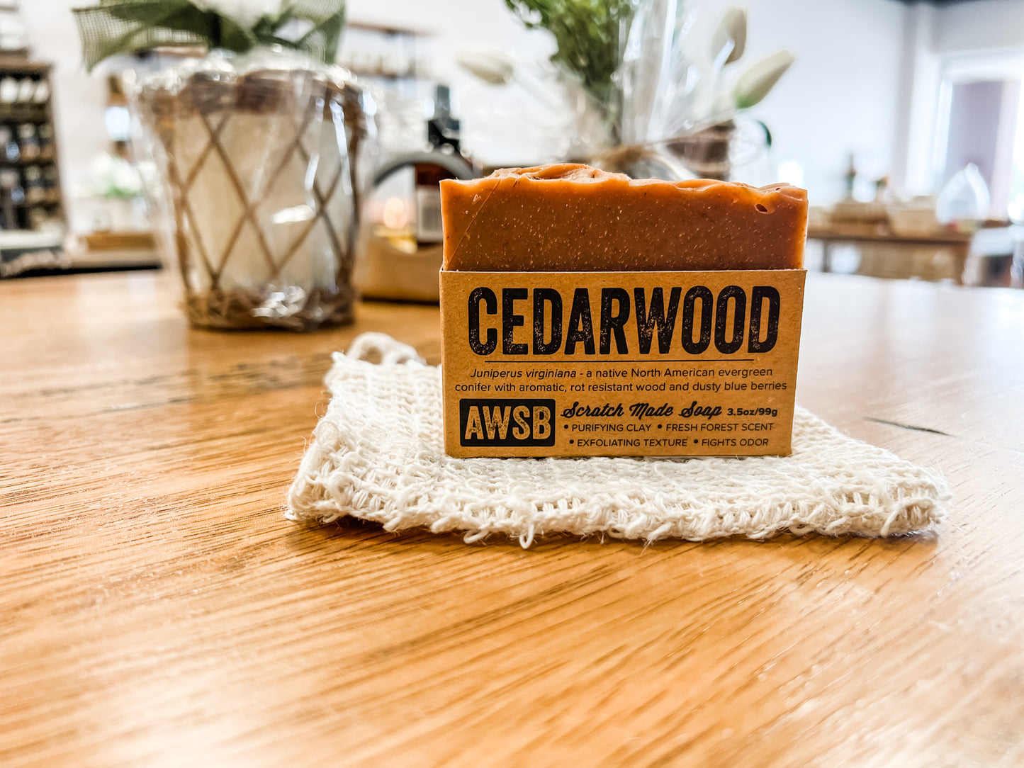 A Wild Soap Bar and Exfoliating Pouch