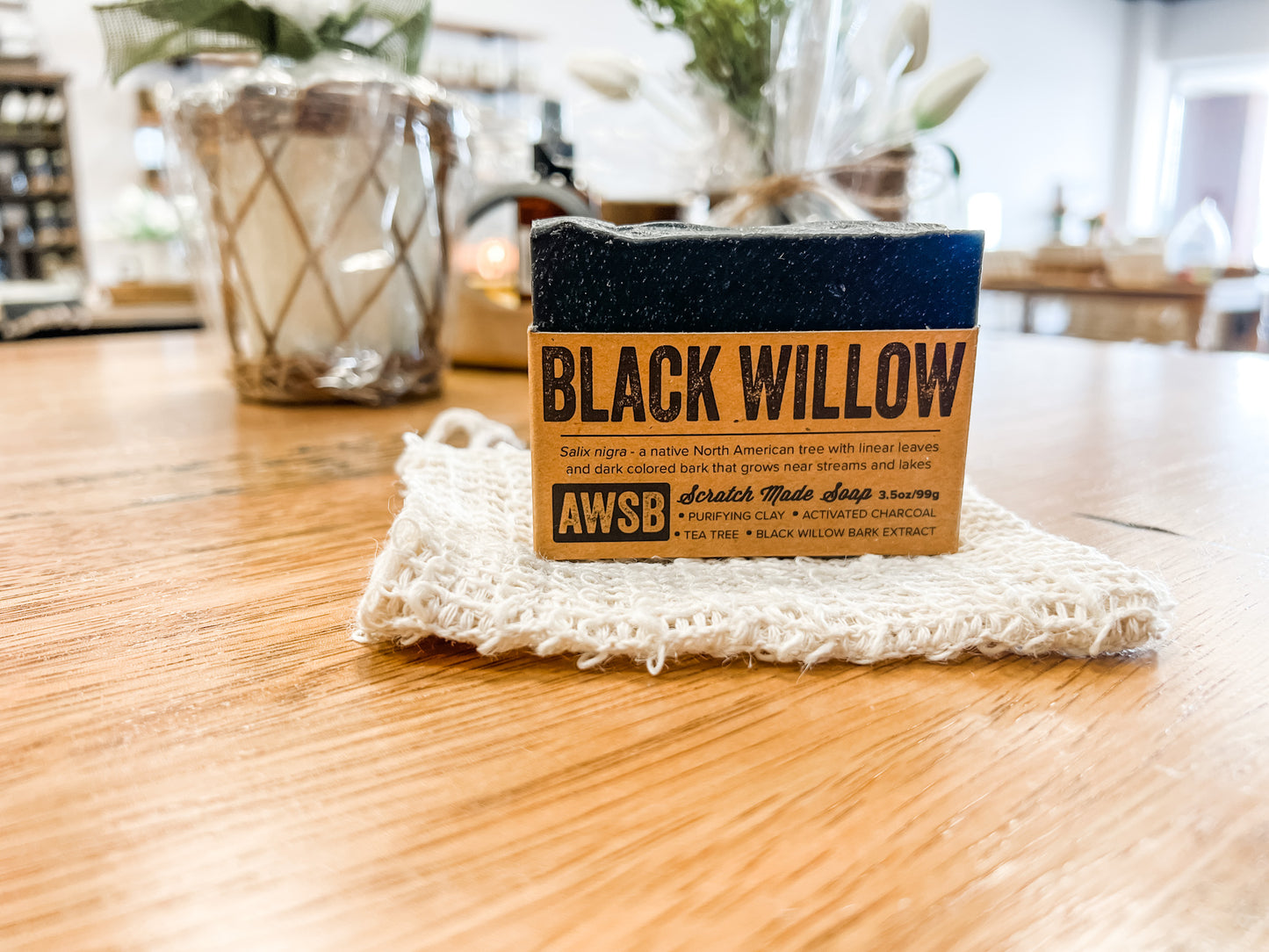 A Wild Soap Bar and Exfoliating Pouch