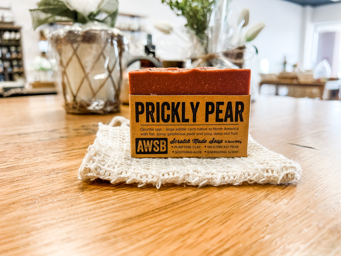 A Wild Soap Bar and Exfoliating Pouch