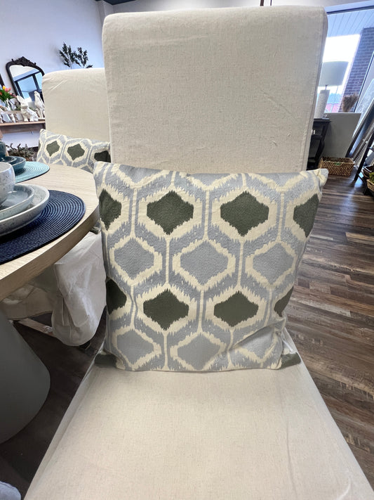 Boho Woven Grey Pillow