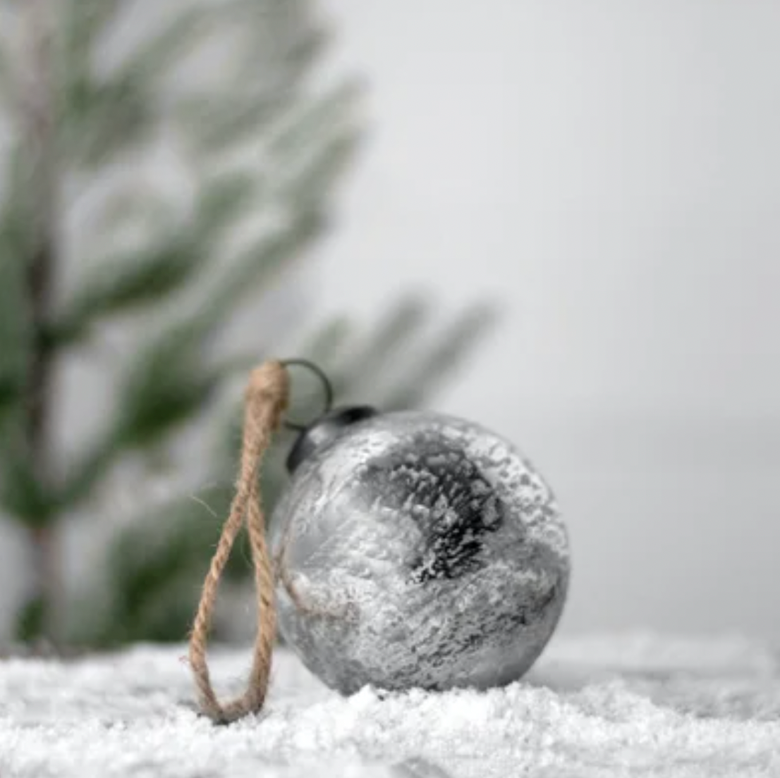 3" Silver Mercury Ornament