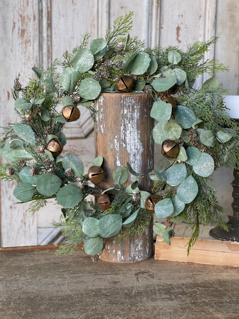 Gold Song Eucalyptus Wreath | 22"