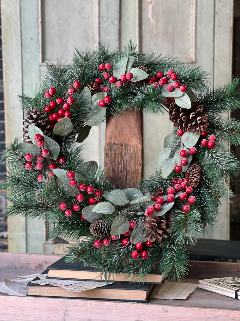 Nonesuch Iced Pine Wreath | 24"