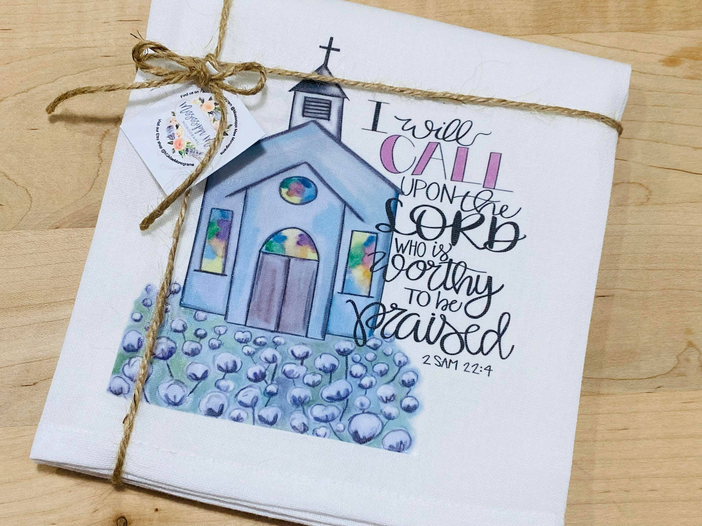 Call Upon The Lord Kitchen Towel
