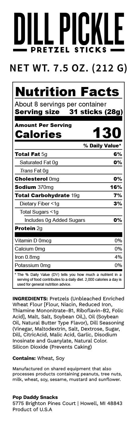 Dill Pickle Pretzels