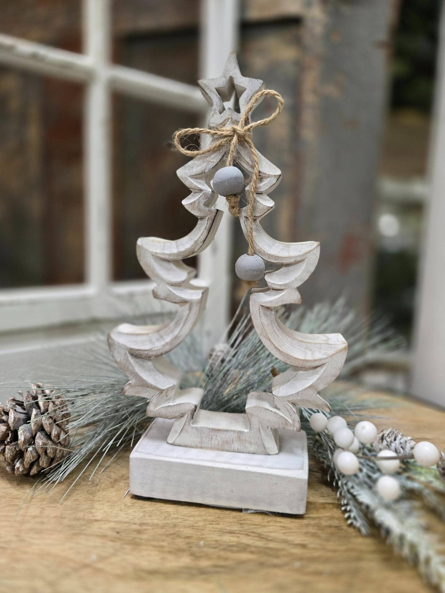 Antique Whitewashed Tree