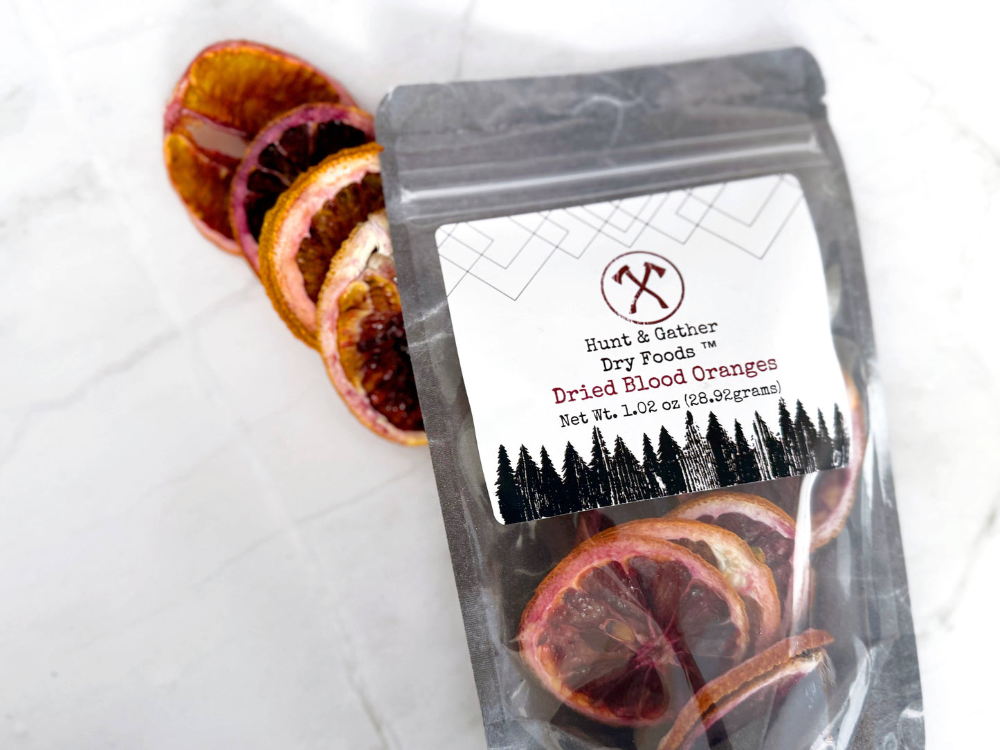 Hunt and Gather Dry Foods - Dried Blood Oranges Cocktail Garnishes