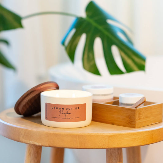 Milkhouse Candle Company - Brown Butter Pumpkin | Statement Candle