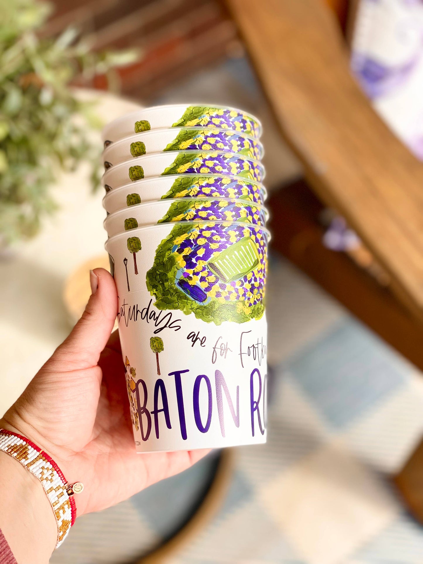 Baton Rouge Reusable Collegiate Cups