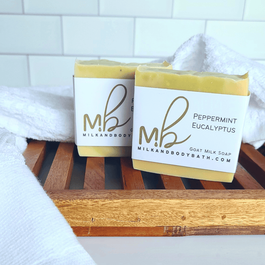 Peppermint Eucalyptus Goat Milk Soap