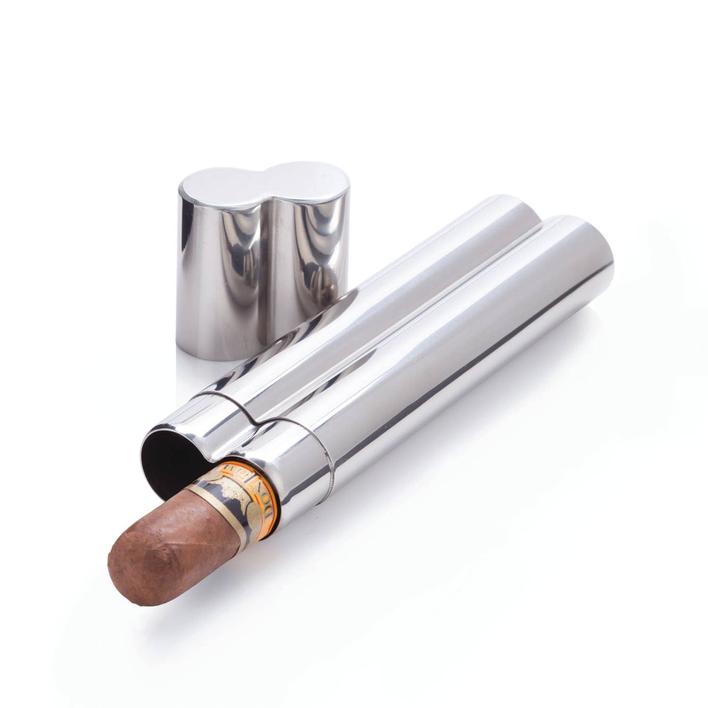 Harrison Stainless Steel Cigar Holder by Viski