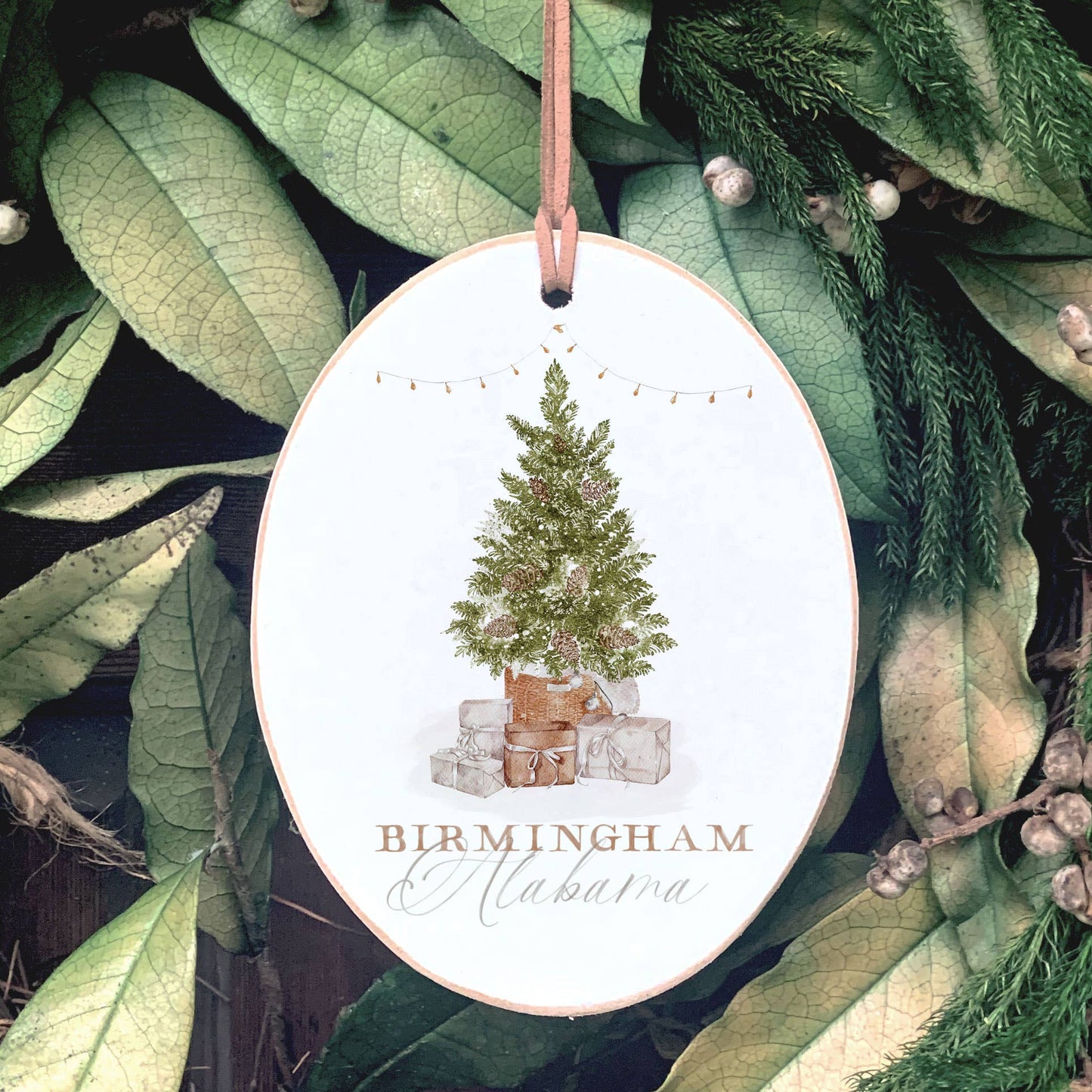 Pelham, Alabama Custom Wooden Ornament