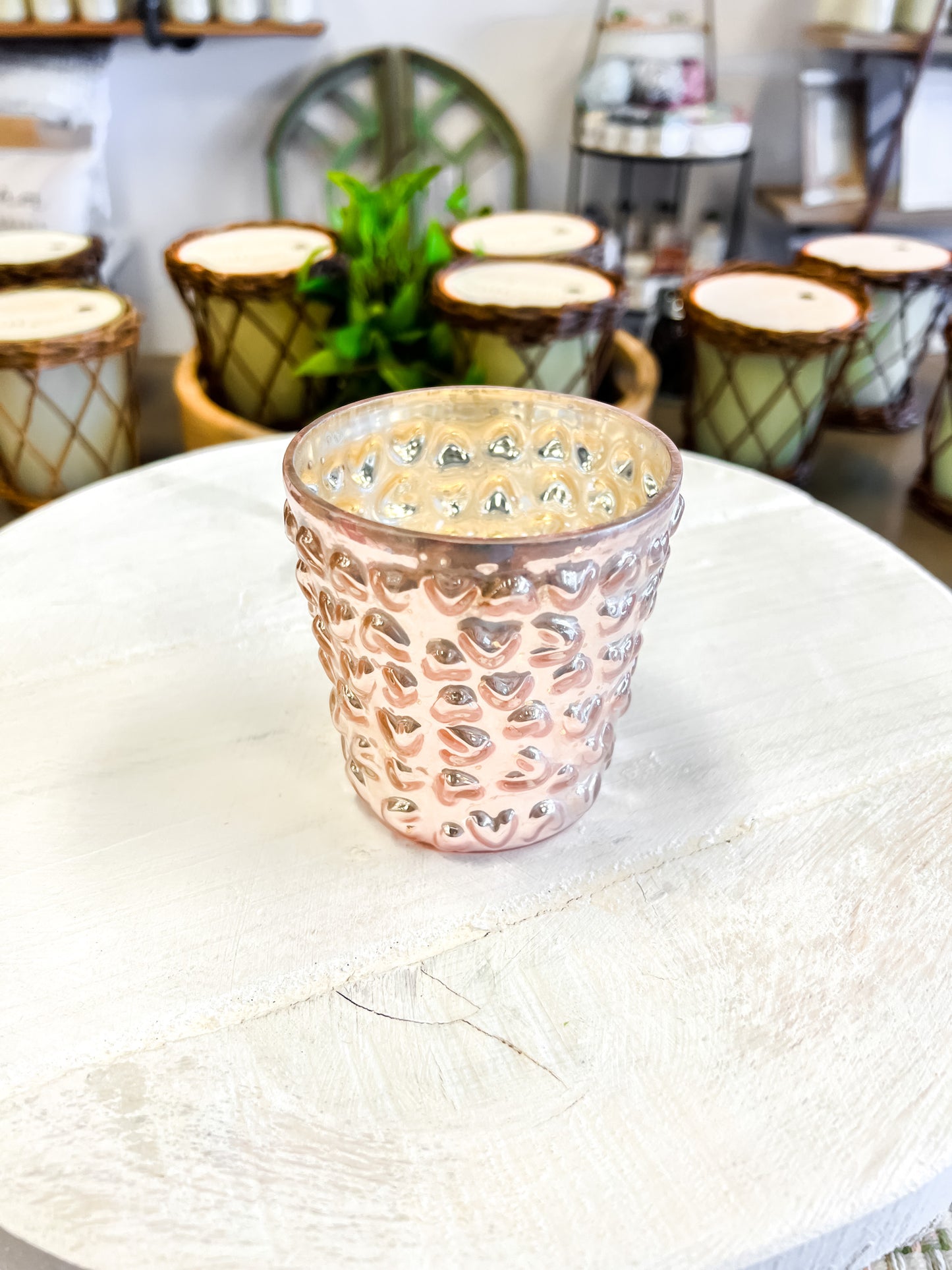 Mercury Glass Votive Holders
