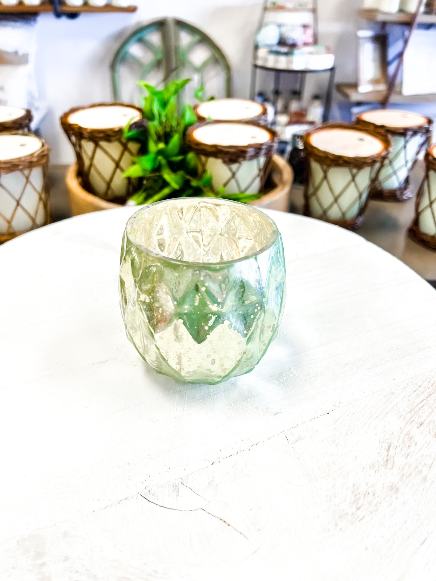 Mercury Glass Votive Holders