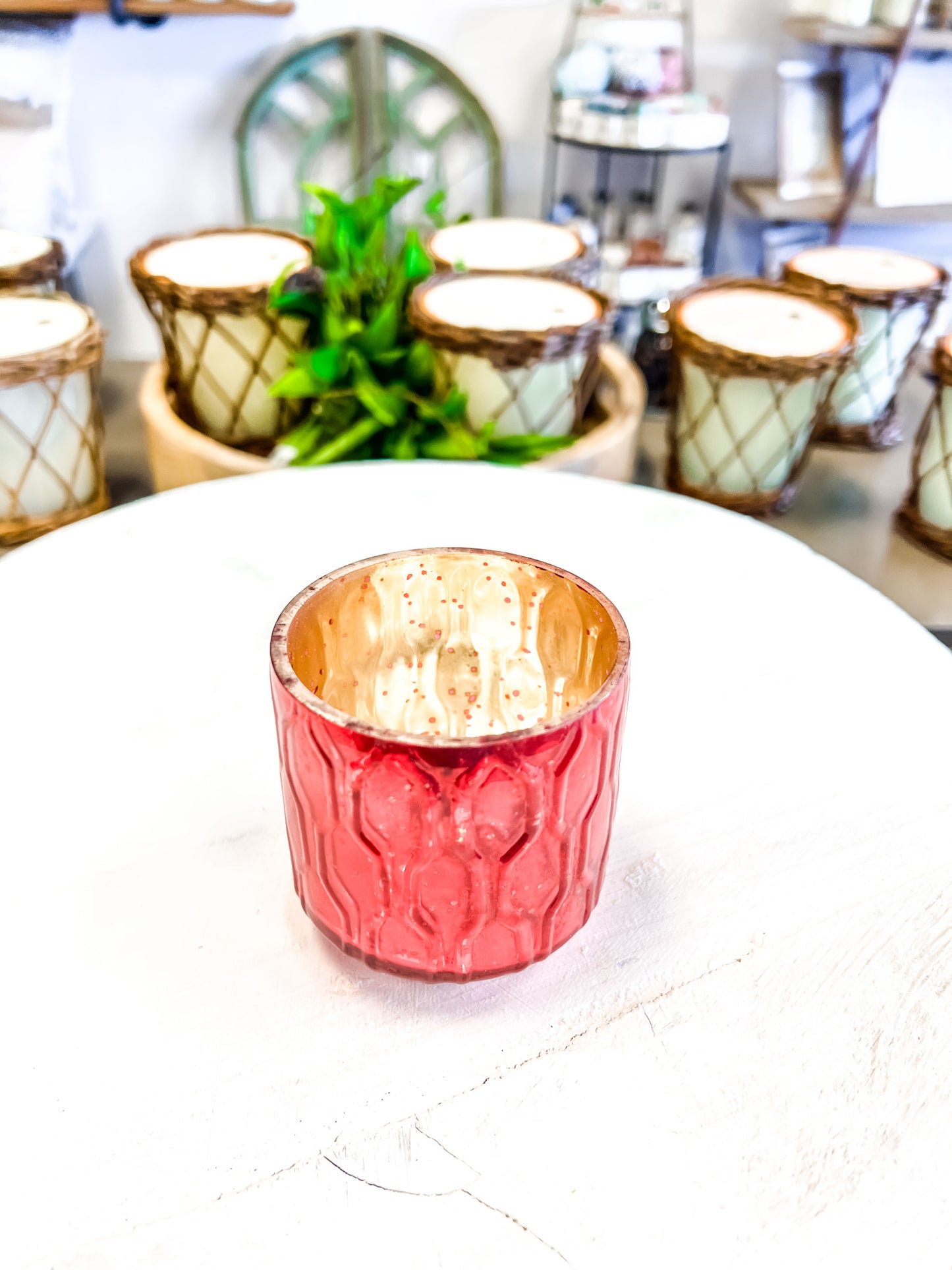 Mercury Glass Votive Holders