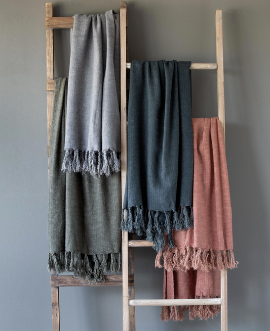 Washed Linen Throw