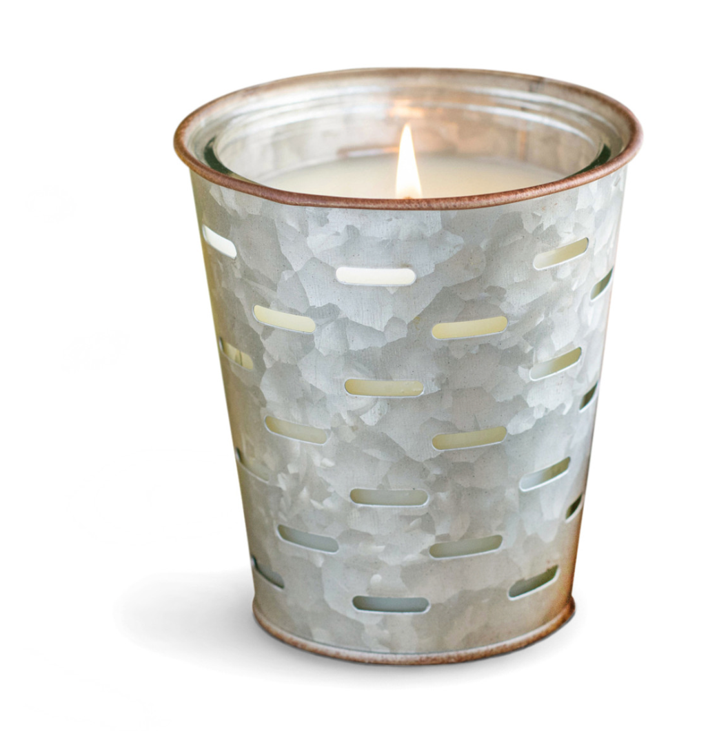 Caramel Apple Olive Bucket Candle