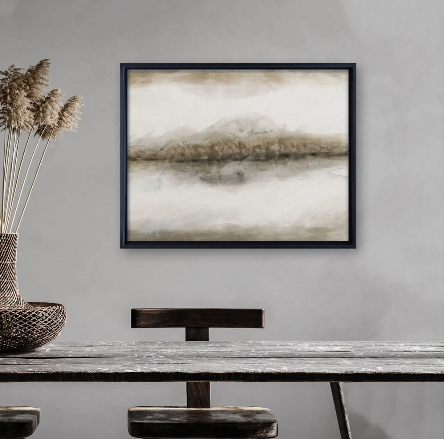 Abstract Neutral CXLIII' Canvas Wall Art