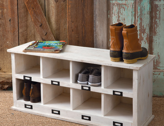 Antique School Shoe Locker