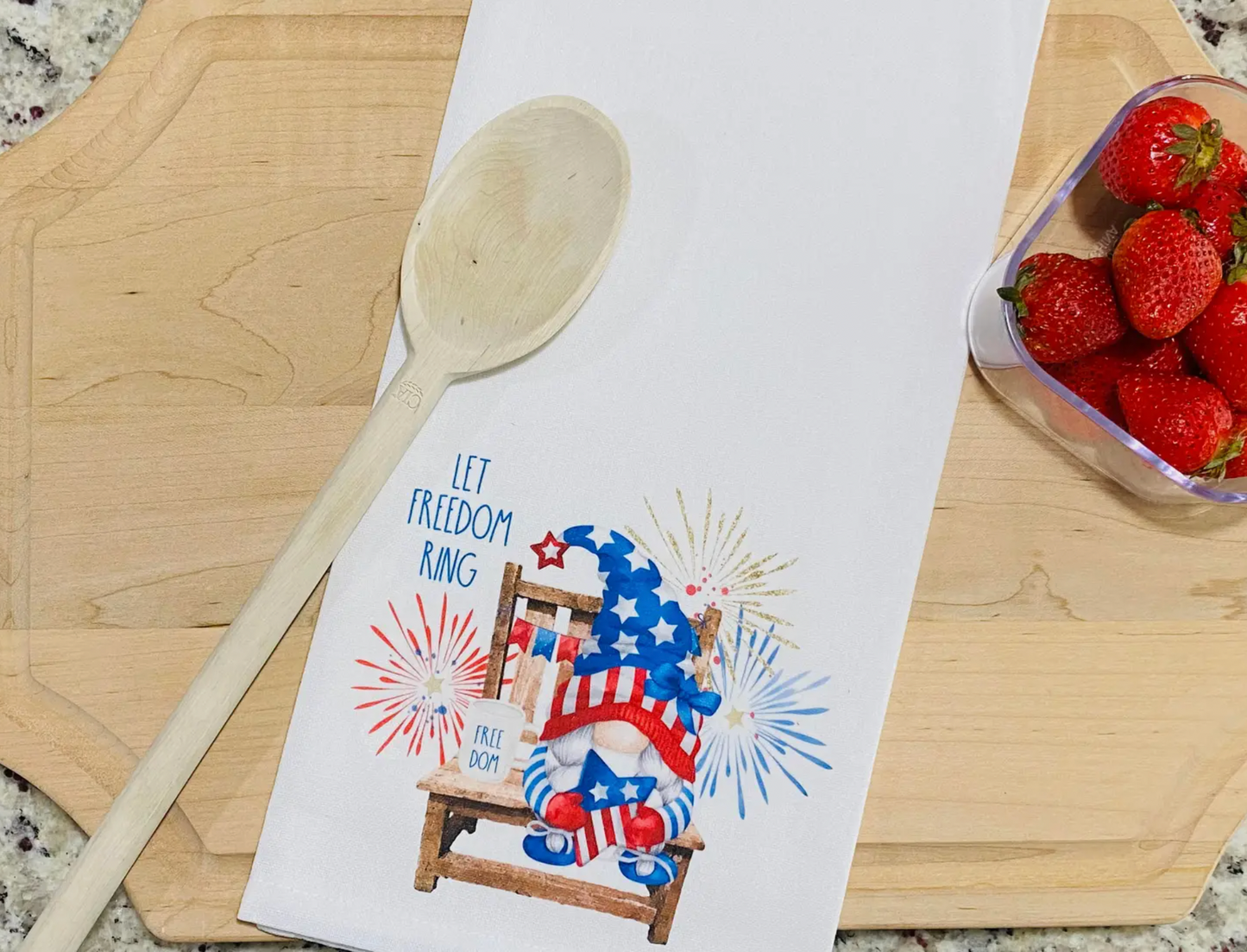 Freedom Gnome Kitchen Towel