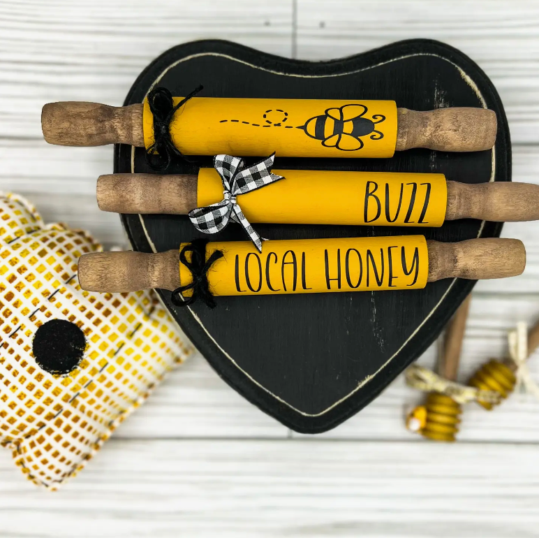 7” Mini rolling pins | Coffee bar decor