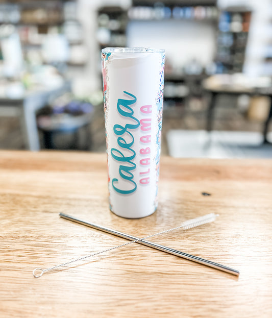 Calera, AL Vacation Skinny Tumbler