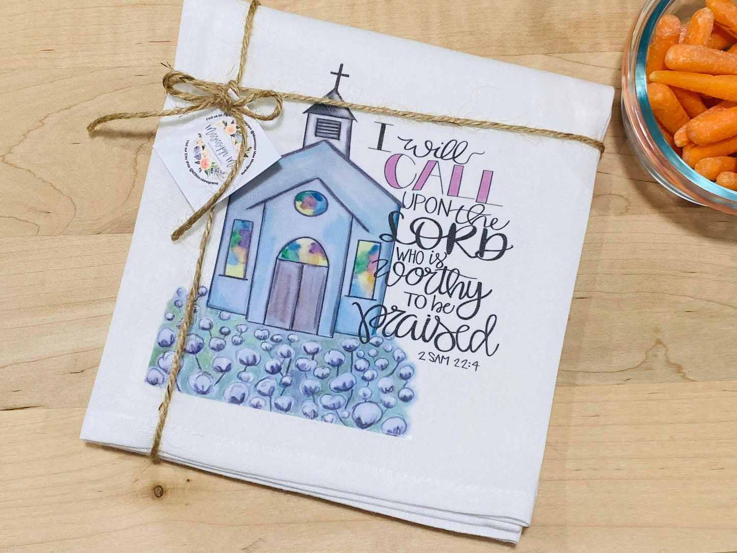 Call Upon The Lord Kitchen Towel