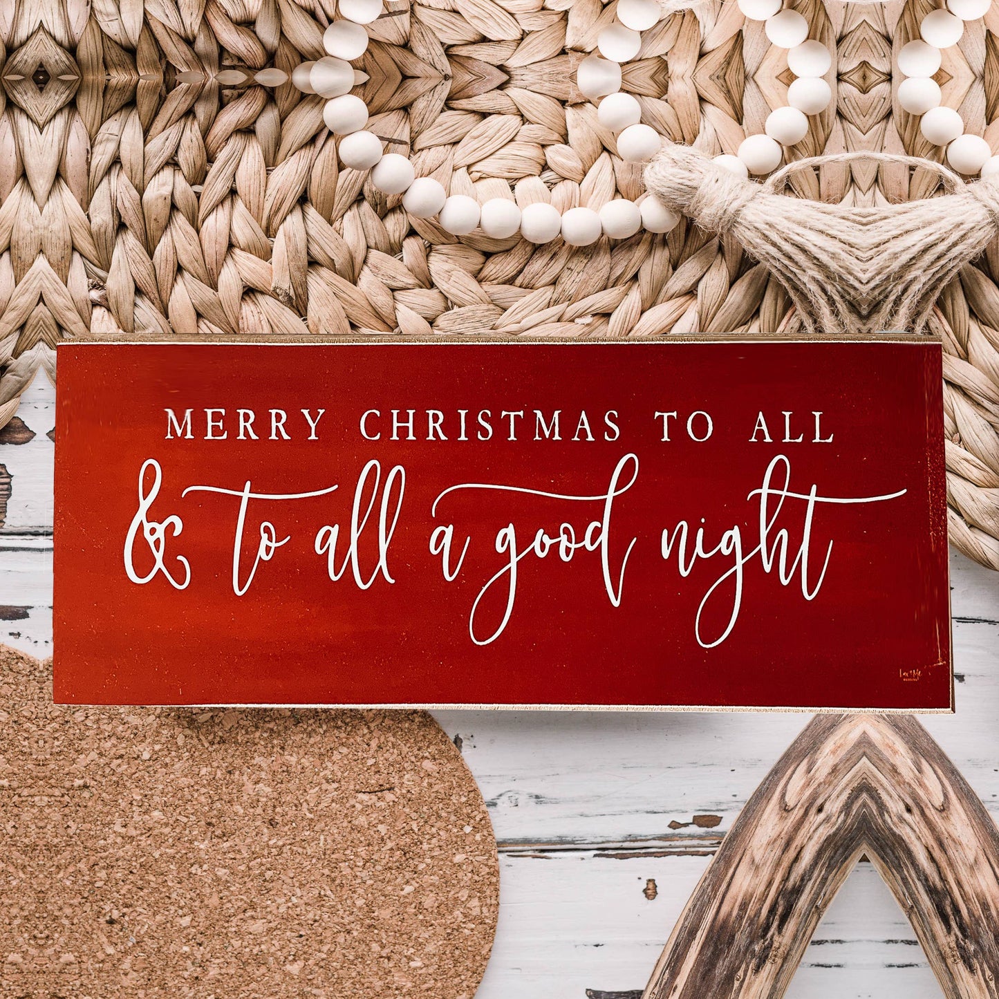Wooden Christmas Sign