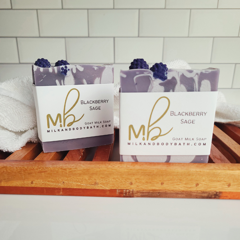 Blackberry Sage Goat Milk Soap