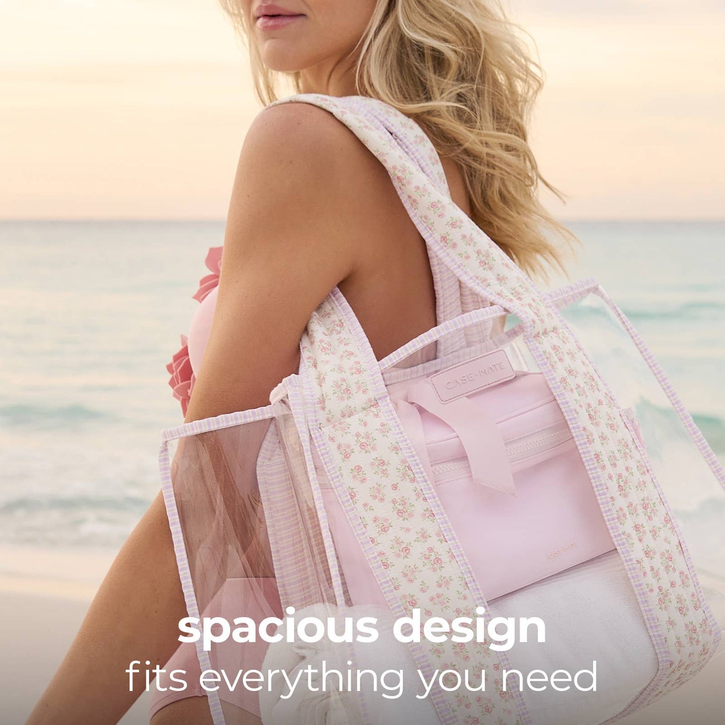 Case-Mate Quilted Ditsy Floral Jelly Tote Bag