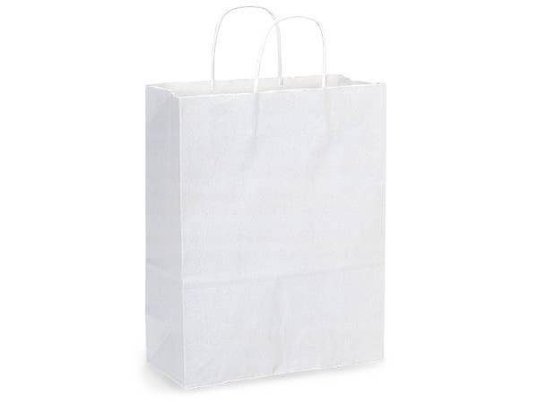 Nashville Wraps - White Kraft Paper Shopping Bags