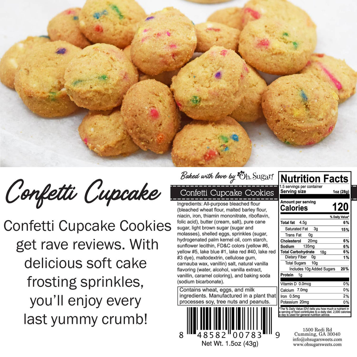 Oh, Sugar! - Holiday Mini Cookie Bags – Assorted Christmas Designs
