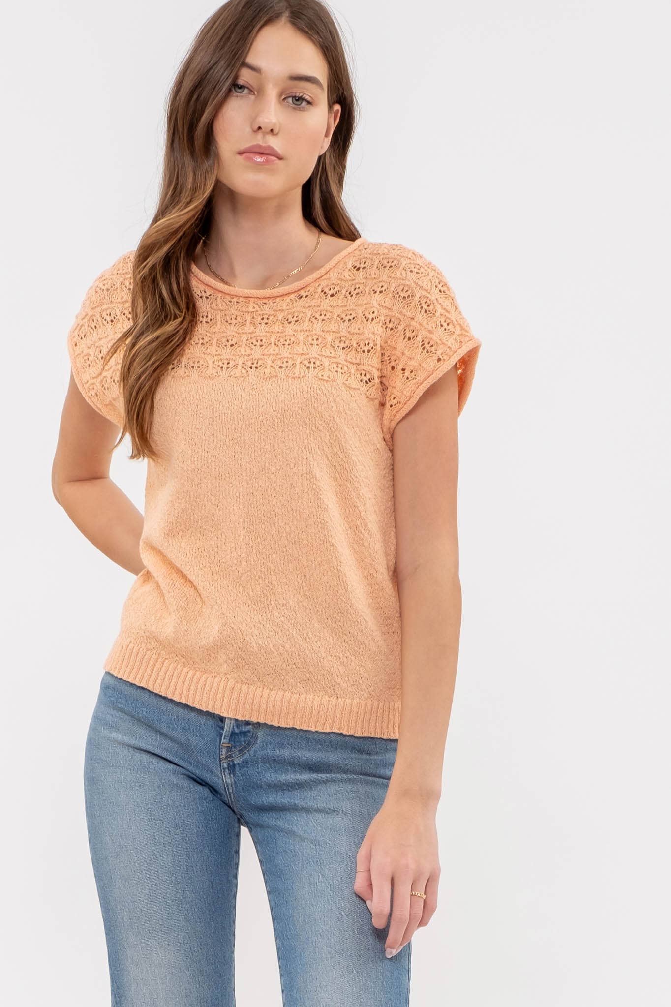 Eyelet Sweater